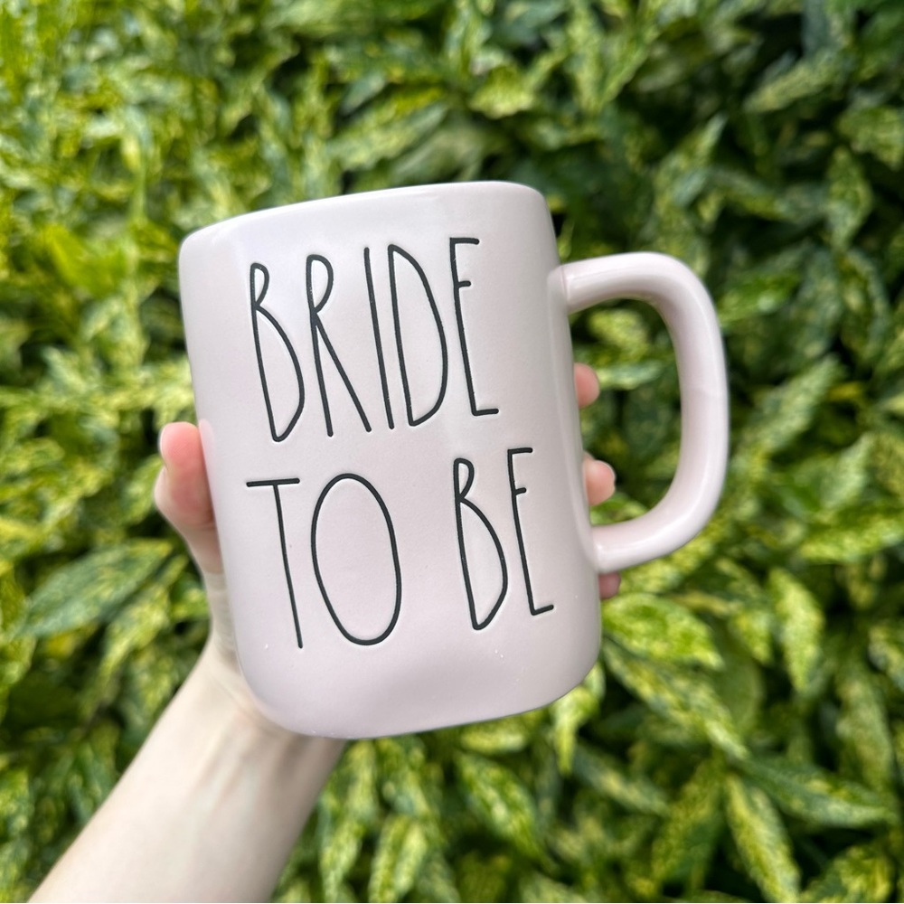 Rae Dunn Ceramic Pink Bride to Be Artisan Collection Mug/Cup Wedding